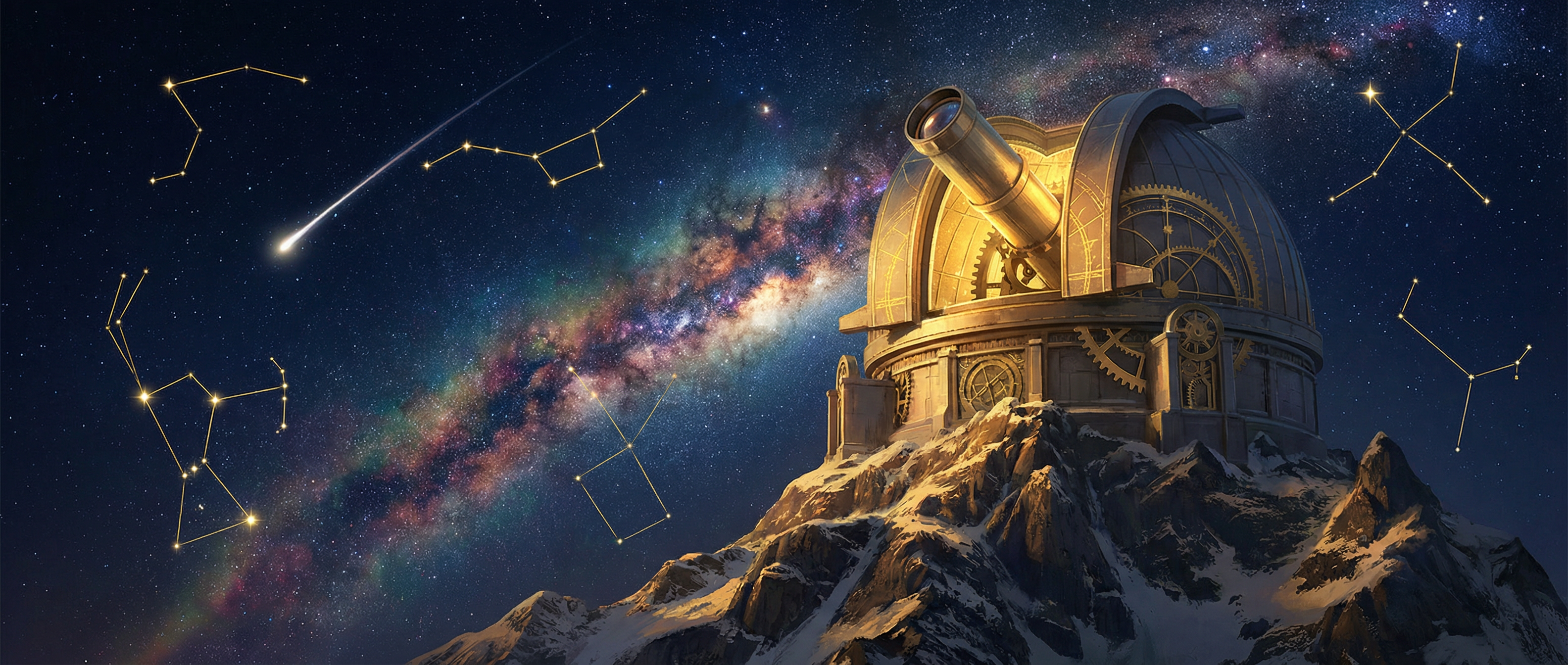 天文台星空观测风主视觉 - 彩票数学分析站 - 注册送彩金